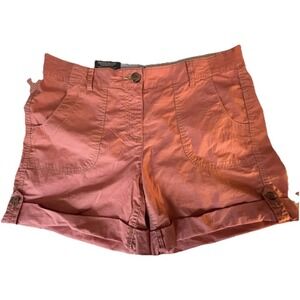 Tommy Hilfiger Pink Cuffed Shorts Casual Summer Everyday Beach‎ Wear Size 12